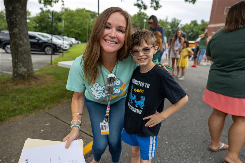 People enjoy back to school night